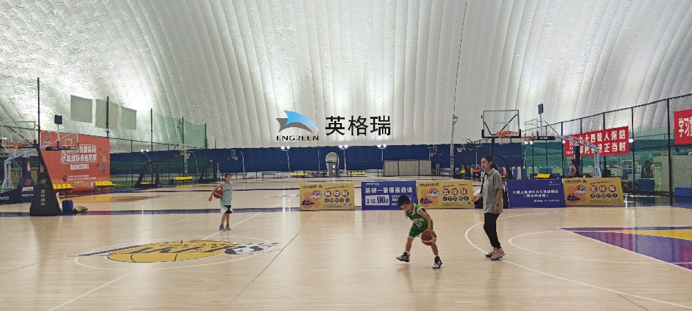 氣膜籃球館里的打球體驗(yàn)，打造IP效應(yīng)