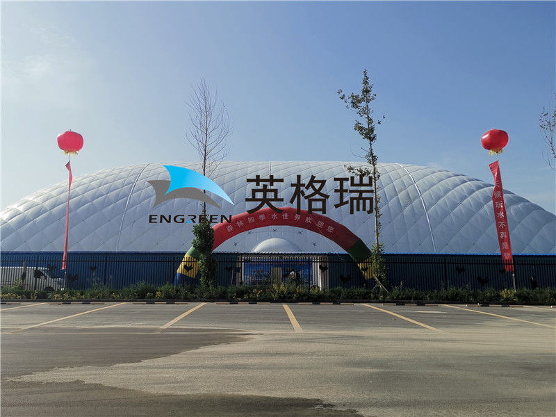 充氣吹起來(lái)的氣膜館，耗電量是不是很大呢？